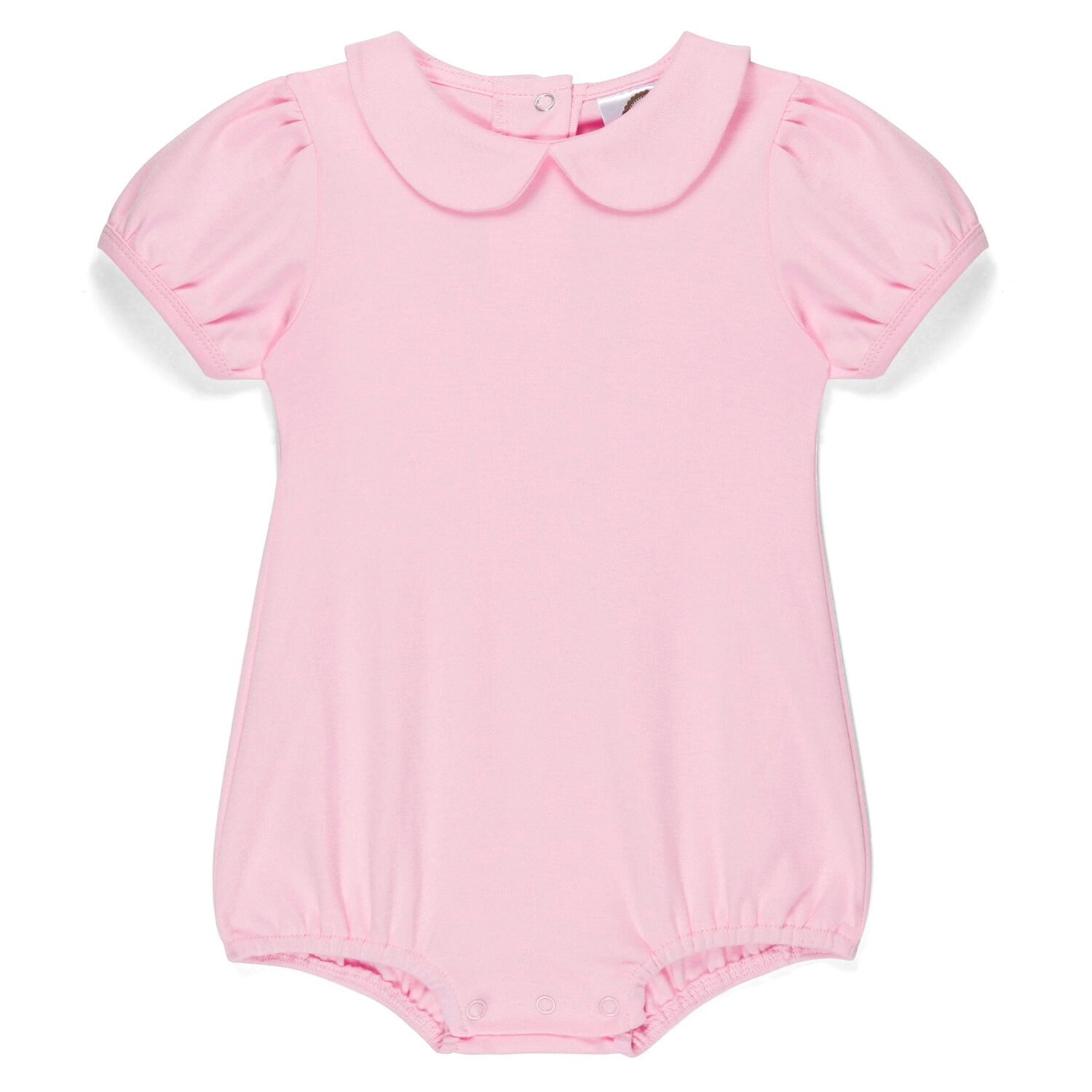 BB Girl's Short Puff Sleeved Peter Pan Bubble