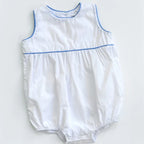 White Bubble with Piped Trim BBB