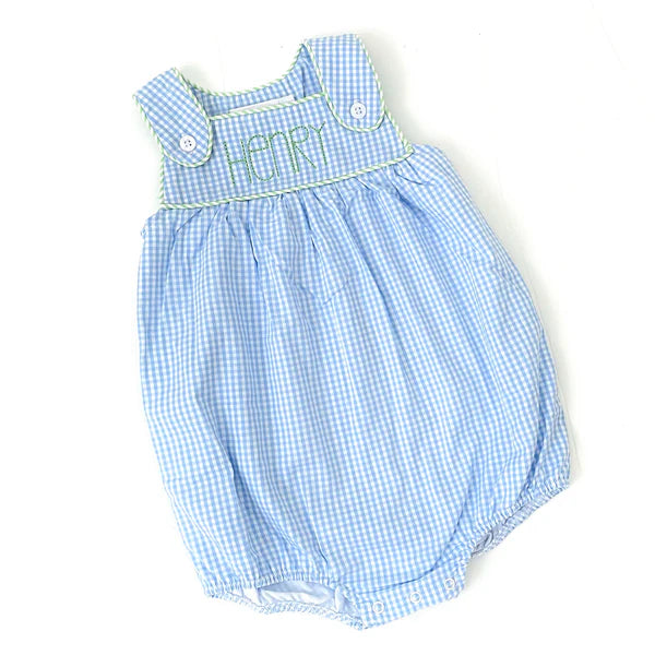 Gingham Tab Bubble BBB