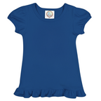Girl's Short Sleeve Ruffle Tee Shirt BB*