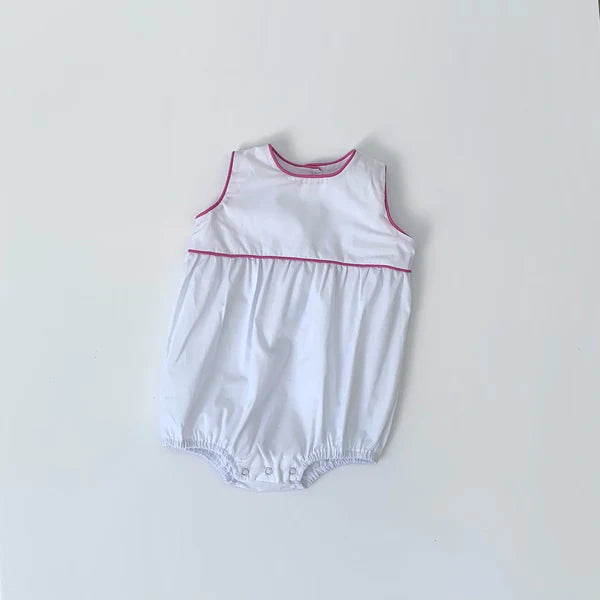 White Bubble with Piped Trim BBB