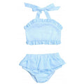 Seersucker Ruffle Bikini BB*