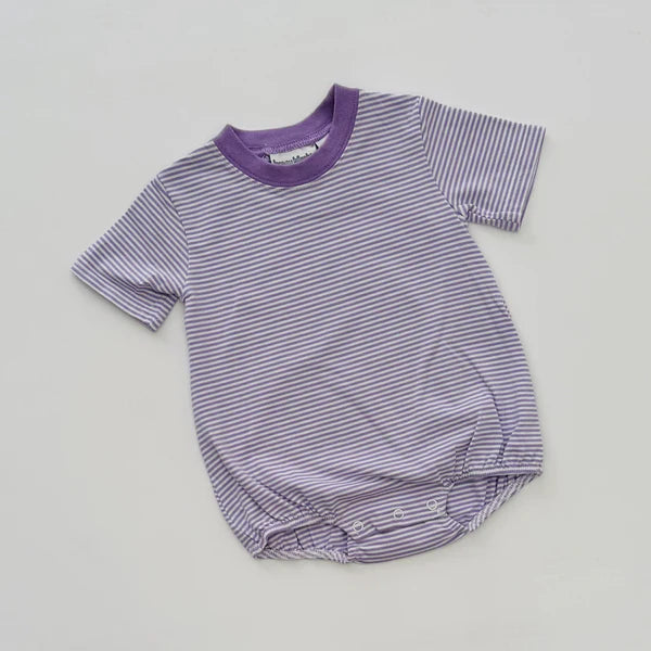Knit Stripe Short Sleeve T-Shirt Bubble - BOLD Colors BBB